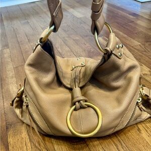 Lucé Tan Leather Hobo Bag NEVER USED